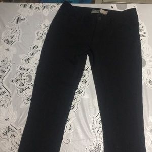 Black cloth jeggings